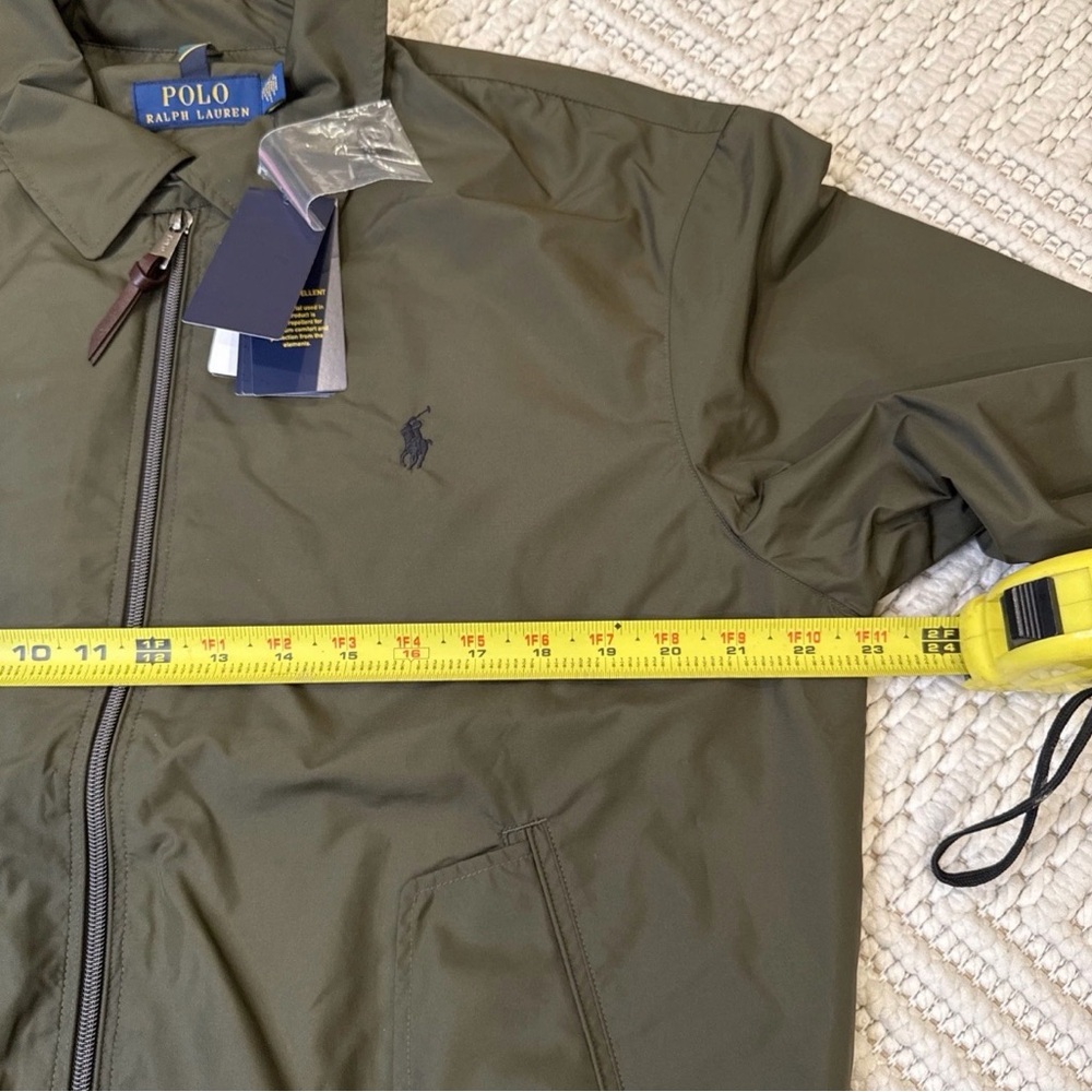 Ralph Lauren Packable Windbreak Jacket Olive Medi… - image 6